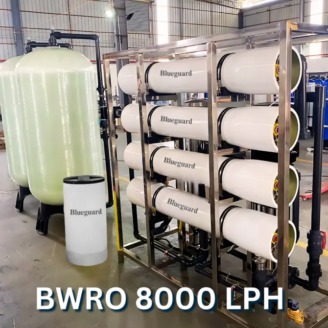 Blueguard RO 8000 LPH water Treatment Plant.